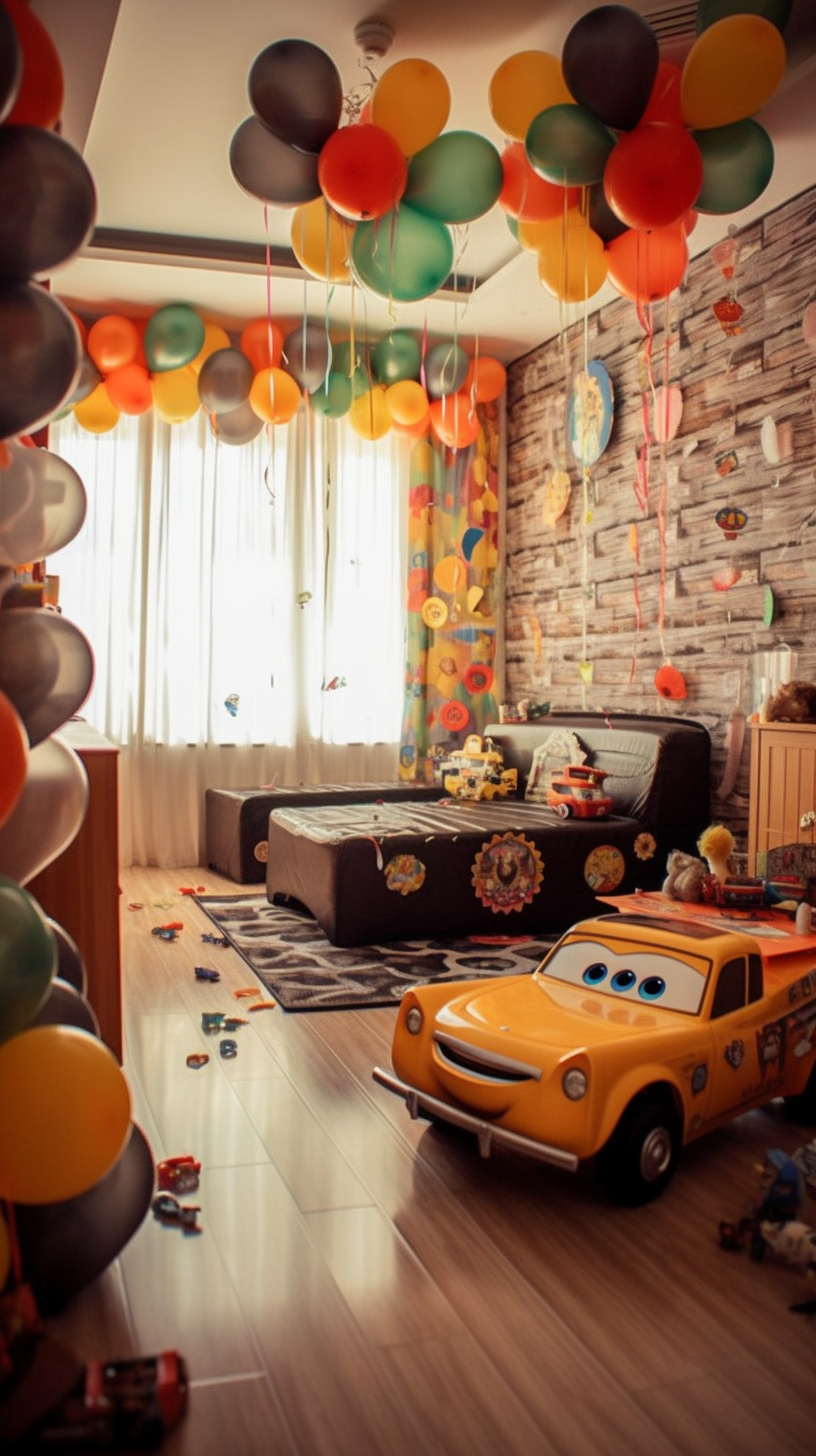 30 идей и концепций декораций для детского дня рождения в стиле “Тачки”