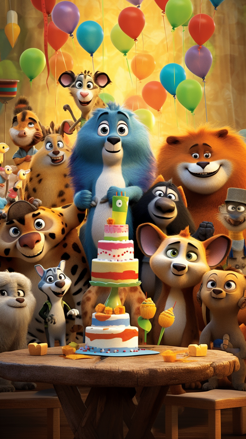 40 идей для детского дня рождения в стиле фильма «Мадагаскар»