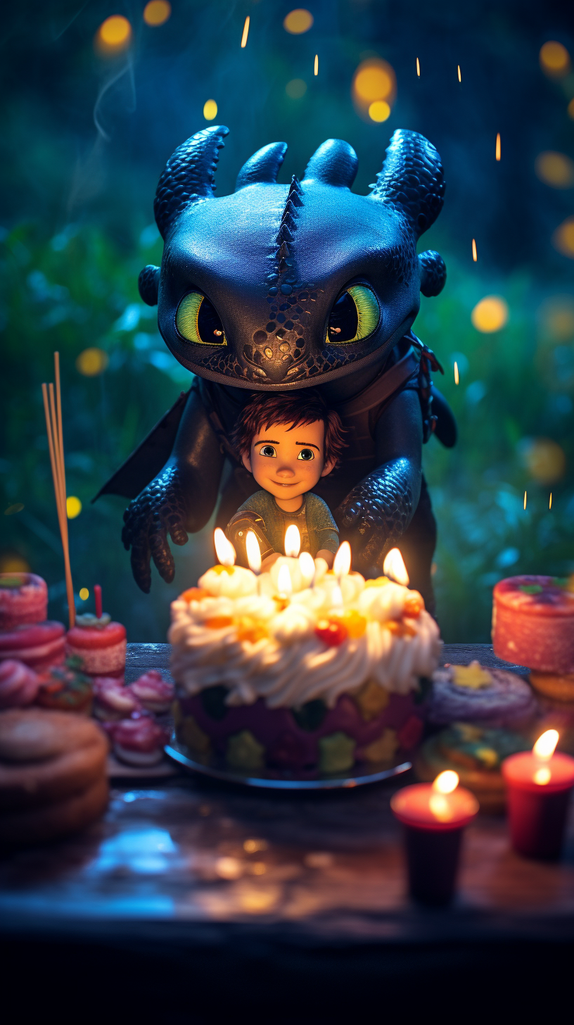 Детский день рождения на тему фильма «Как приручить дракона»