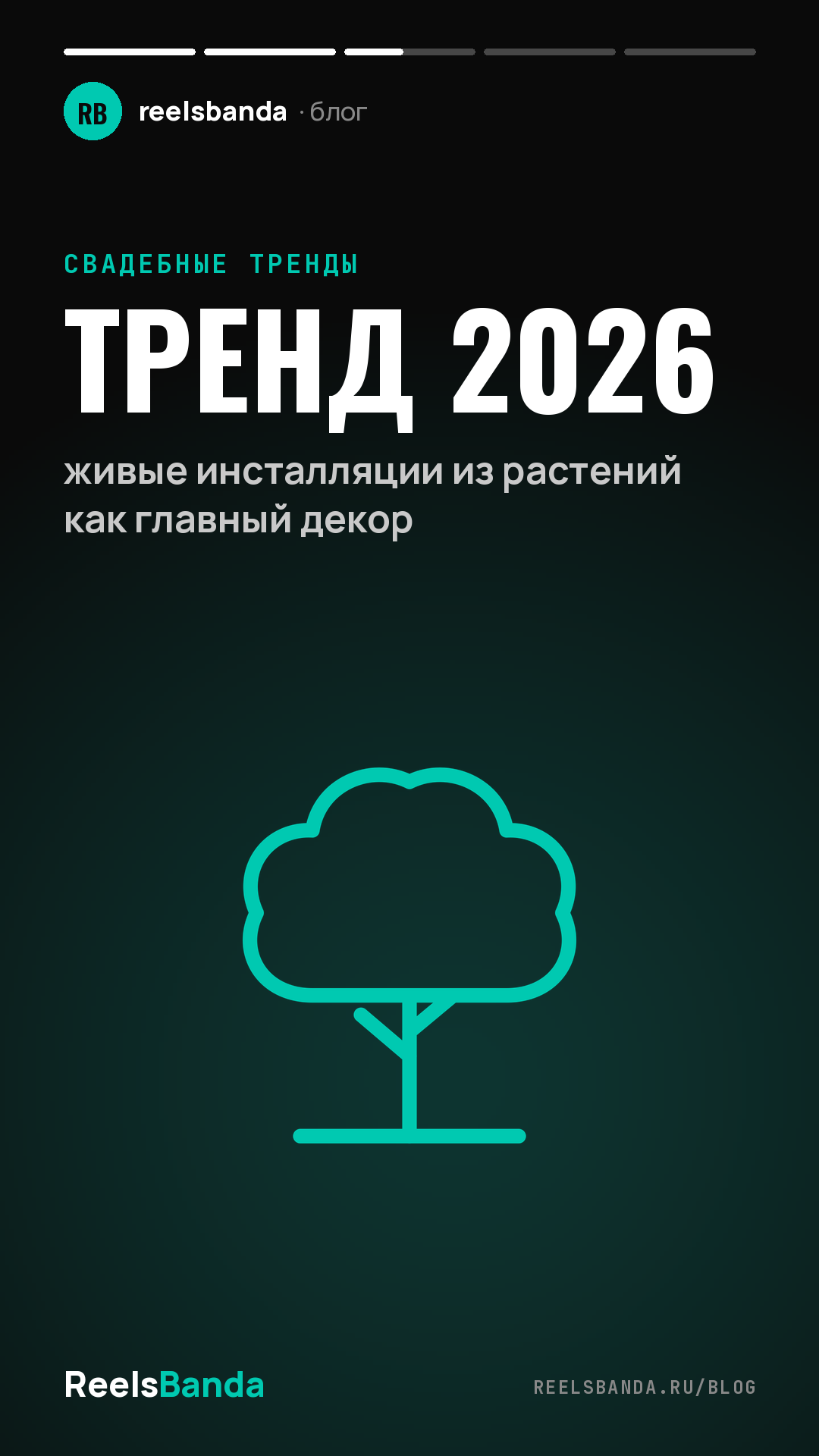 Тренд 2026: живые инсталляции из растений как главный декор