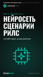 Нейросеть сценарии рилс: что ИИ тянет, а где сыпется