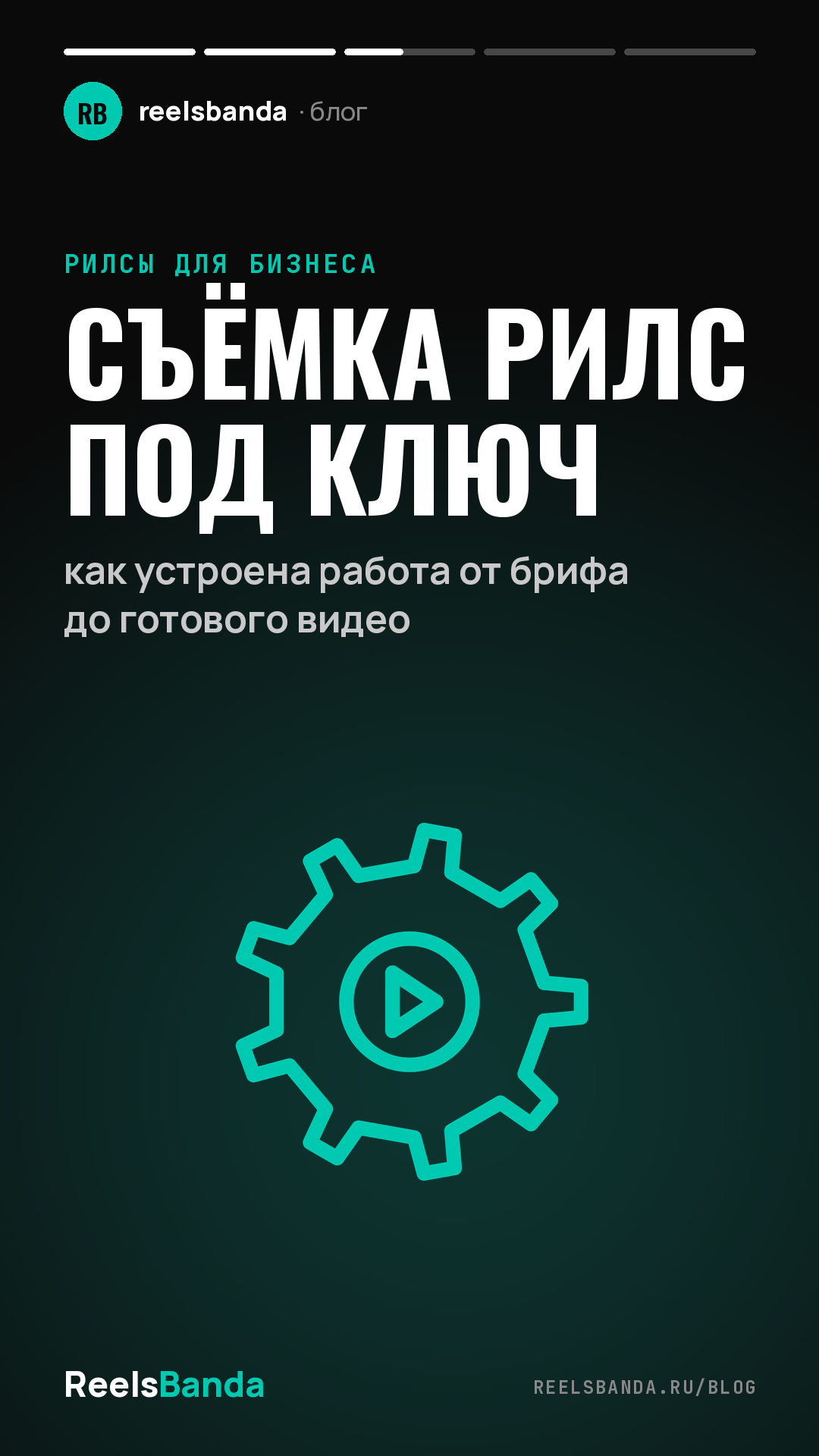 Съёмка рилс под ключ: как устроена работа от брифа до готового видео