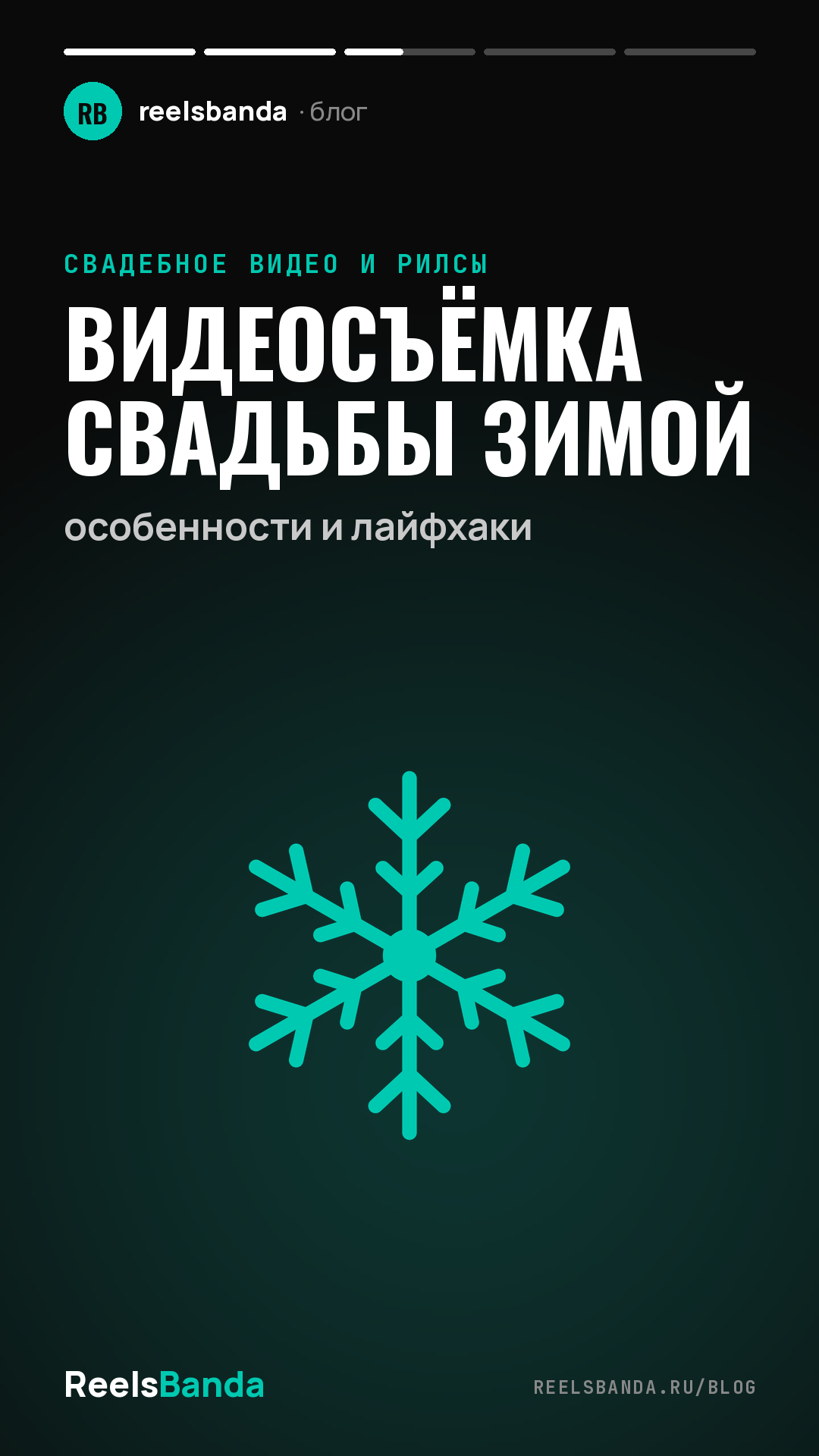 Видеосъёмка свадьбы зимой: особенности и лайфхаки