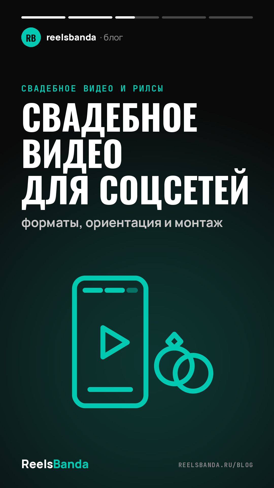 Свадебное видео для соцсетей: форматы, ориентация и монтаж
